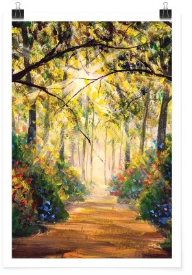Μονοπάτι μέσα στη φύση, Ζωγραφική, Πόστερ, 15 x 20 εκ.