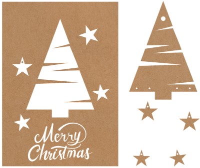 Houseart Christmas Tree, Personalize, Χριστουγεννιάτικα Στολίδια - Κάρτες, 15 x 21 εκ. Α5