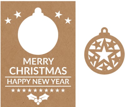 Houseart Merry Christmas - Happy new Year!, Personalize, Χριστουγεννιάτικα Στολίδια - Κάρτες, 15 x 21 εκ. Α5