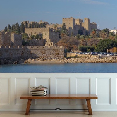 Ρόδος – το μεσαιωνικό παλάτι του μεγάλου μαγίστρου, Ελλάδα, Ταπετσαρίες Τοίχου, 100 x 100 εκ.