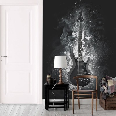 Houseart Ηλεκτρική κιθάρα, Διάφορα, Ταπετσαρίες Τοίχου, 100 x 100 εκ.