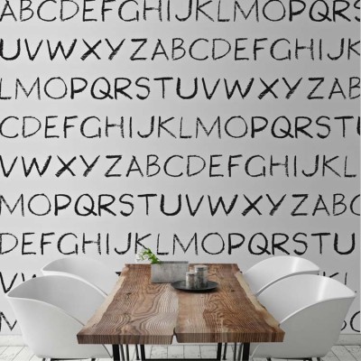 Houseart ABC.., Φράσεις, Ταπετσαρίες Τοίχου, 100 x 100 εκ.