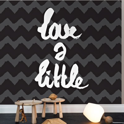 Love a little Φράσεις Ταπετσαρίες Τοίχου 100 x 100 cm (21782)