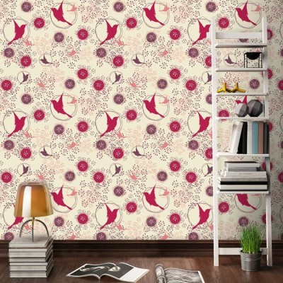 Μοτίβο με χελιδόνια, Μοτίβα, Ταπετσαρίες Τοίχου, 100 x 100 εκ.