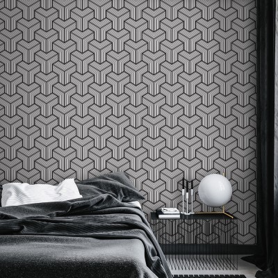 Houseart Ορθές γωνίες, Μοτίβα, Ταπετσαρίες Τοίχου, 100 x 100 εκ.