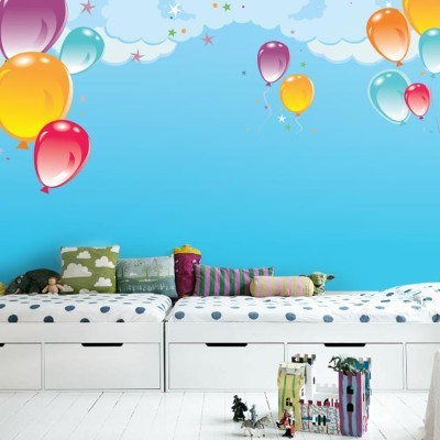 Μπαλόνια στον ουρανό, Παιδικά, Ταπετσαρίες Τοίχου, 120 x 79 εκ.