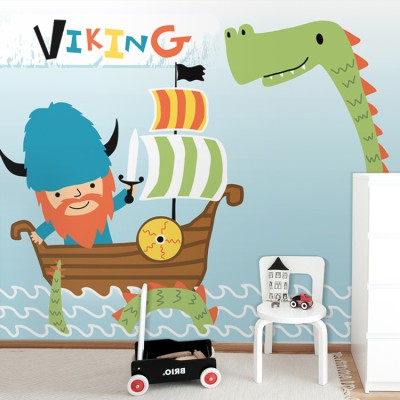 Βίκινγκ Παιδικά Ταπετσαρίες Τοίχου 96 x 120 cm (35223)