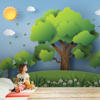 Φύση Παιδικά Ταπετσαρίες Τοίχου 80 x 130 cm (35225)