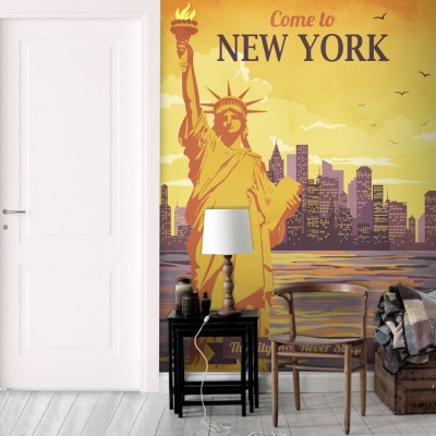 Houseart Νέα Υόρκη, Πόστερ, Πόλεις - Ταξίδια, Ταπετσαρίες Τοίχου, 90 x 117 εκ.