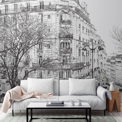 Μονμάρτη, Πόλεις - Ταξίδια, Ταπετσαρίες Τοίχου, 110 x 92 εκ.