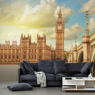 Μπιγκ Μπεν, Λονδίνο, Πόλεις - Ταξίδια, Ταπετσαρίες Τοίχου, 122 x 80 εκ.