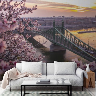 Γέφυρα στη Βουδαπέστη, Πόλεις - Ταξίδια, Ταπετσαρίες Τοίχου, 123 x 82 εκ.