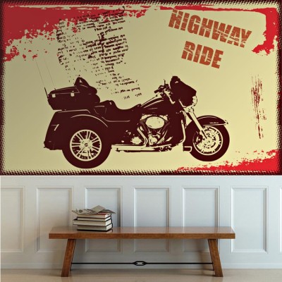 Μοτοσικλέτα highway ride, Σπορ, Ταπετσαρίες Τοίχου, 120 x 85 εκ.
