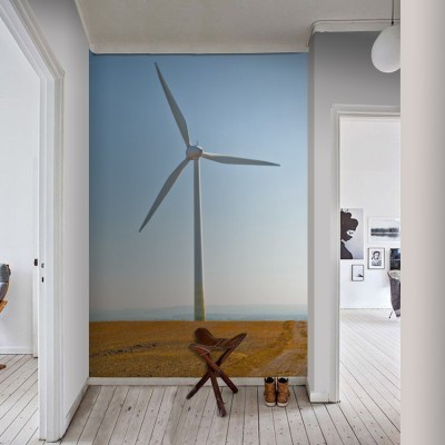 Ανεμογεννήτρια, Τεχνολογία - 3D, Ταπετσαρίες Τοίχου, 100 x 100 εκ.