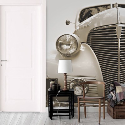 Παλιό αυτοκίνητο, σέπια, Τεχνολογία - 3D, Ταπετσαρίες Τοίχου, 100 x 100 εκ.