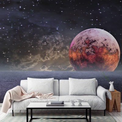 Σελήνη Τεχνολογία – 3D Ταπετσαρίες Τοίχου 104 x 100 cm (21949)