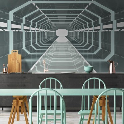 Houseart Προοπτικός διάδρομος, Τεχνολογία - 3D, Ταπετσαρίες Τοίχου, 116 x 87 εκ.