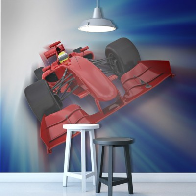 3D αυτοκινήτο της φόρμουλα 1 Τεχνολογία – 3D Ταπετσαρίες Τοίχου 90 x 120 cm (21985)
