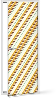 Houseart - ΣΗΜΑΝΤΙΚΟ: Σε περίπτωση διαφοράς τιμής από το κατάστημα ισχύει παντα και μόνο η τιμή του καταστήματος Διαγώνιες γραμμές, Μοτίβα, Αυτοκόλλητα πόρτας, 60 x 170