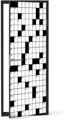 Μοτίβο με σταυρόλεξο, Μοτίβα, Αυτοκόλλητα πόρτας, 60 x 170 εκ. (53260)