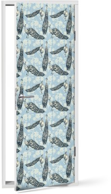 Μαύρα παγώνια, Μοτίβα, Αυτοκόλλητα πόρτας, 60 x 170 εκ.