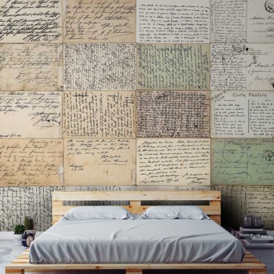 Houseart Kαρτ-ποστάλ Aντίκες, Vintage, Ταπετσαρίες Τοίχου, 111 x 90 εκ.