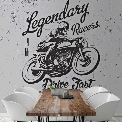 Vintage Racers, Vintage, Ταπετσαρίες Τοίχου, 100 x 100 εκ.