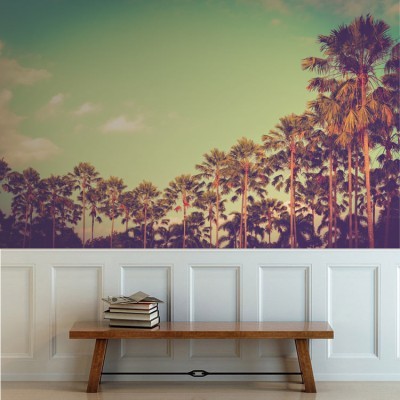 Φοίνικες, Vintage, Ταπετσαρίες Τοίχου, 123 x 82 εκ.