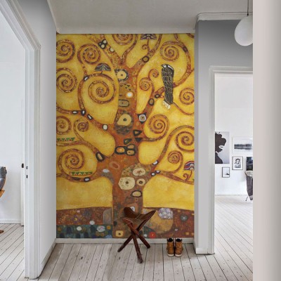 Δέντρο αφηρημένου στροβιλισμού Ζωγραφική Ταπετσαρίες Τοίχου 121 x 70 cm (21175)