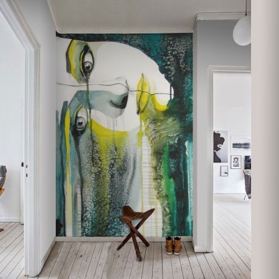 Houseart Ζωγραφιά πορτρέτο γυναίκας, Ζωγραφική, Ταπετσαρίες Τοίχου, 84 x 120 εκ.