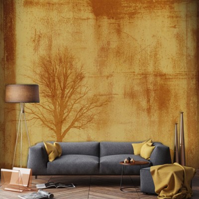 Houseart Κορνίζα με σιλουέτες δέντρων, Ζωγραφική, Ταπετσαρίες Τοίχου, 100 x 100 εκ.
