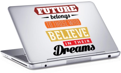 Future belongs… Sticker Αυτοκόλλητα Laptop (17605)