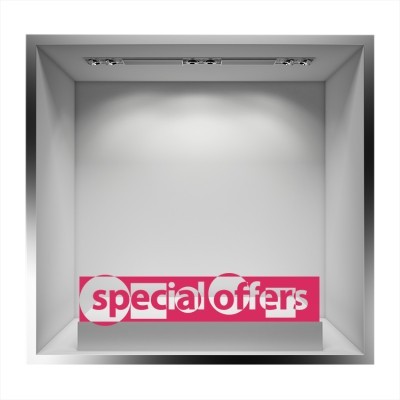Special offers Εκπτωτικά Αυτοκόλλητα βιτρίνας 25 x 113 cm (6815)