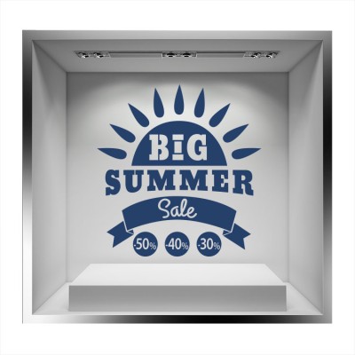 Big Summer Sale Άνοιξη – Καλοκαίρι Αυτοκόλλητα βιτρίνας 55 x 53 cm (17694)