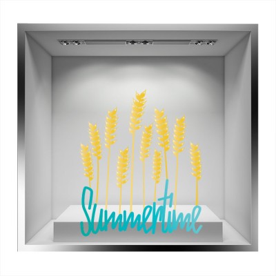 Summer Time Άνοιξη – Καλοκαίρι Αυτοκόλλητα βιτρίνας 65 x 47 cm (17764)