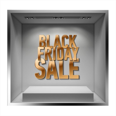 Sale Black Friday Εκπτωτικά Αυτοκόλλητα βιτρίνας 50 x 50 cm (36563)