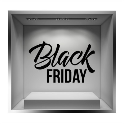 Black Friday sales Εκπτωτικά Αυτοκόλλητα βιτρίνας 50 x 80 cm (36603)