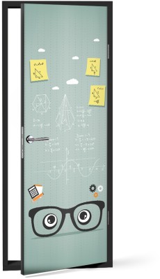 I ♥ math! Παιδικά Αυτοκόλλητα πόρτας 60 x 170 εκ.