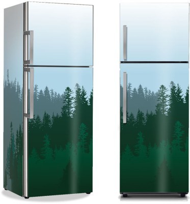 Κωνοφόρα δάση Φύση Αυτοκόλλητα ψυγείου 50 x 85 cm
