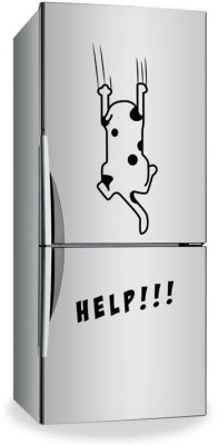 Help Cut Mini Fridge Sticker Αυτοκόλλητα ψυγείου Small (25×63) (20236)