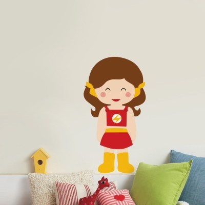 Fast Girl Παιδικά Αυτοκόλλητα τοίχου 50 x 27 cm (20296)