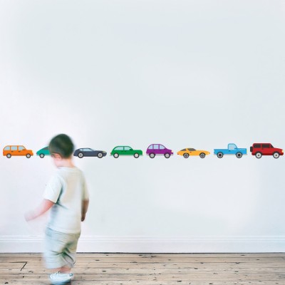 Αυτοκινητάκια στην σειρά Παιδικά Αυτοκόλλητα τοίχου 16 x 283 cm (13396)