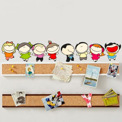 Παιδάκια χαρούμενα Παιδικά Αυτοκόλλητα τοίχου 20 x 111 cm (5177)