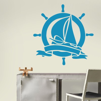 Στη θάλασσα… Ναυτικά Αυτοκόλλητα τοίχου 51 x 50 cm