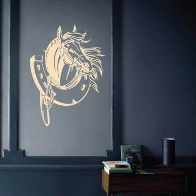 Άλογο με πέταλο Ζώα Αυτοκόλλητα τοίχου 68 x 50 cm (427)