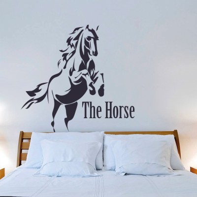 Άλογο άγριο Ζώα Αυτοκόλλητα τοίχου 50 x 50 cm (3205)