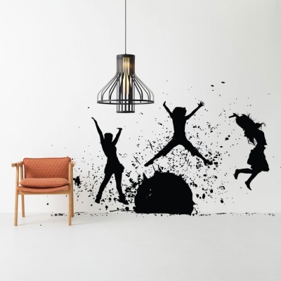 Νεολαία Φιγούρες Αυτοκόλλητα τοίχου 40 x 70 cm