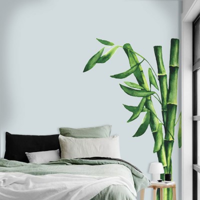 Bamboo Δέντρα – Λουλούδια Αυτοκόλλητα τοίχου 82 x 55 cm (39109)