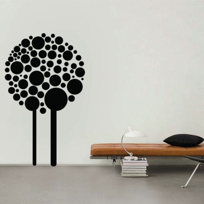 Δέντρο με δύο κορμούς Δέντρα – Λουλούδια Αυτοκόλλητα τοίχου 60 x 36 cm (7029)