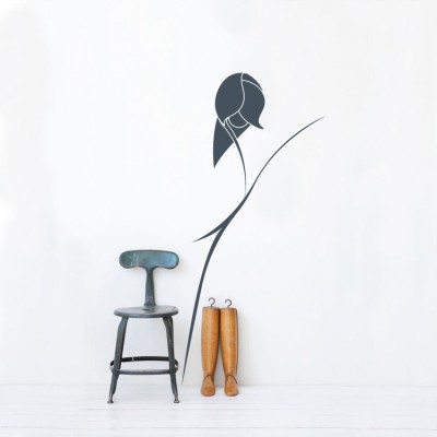 Φύλλο μονό Δέντρα – Λουλούδια Αυτοκόλλητα τοίχου 103 x 35 cm (7033)